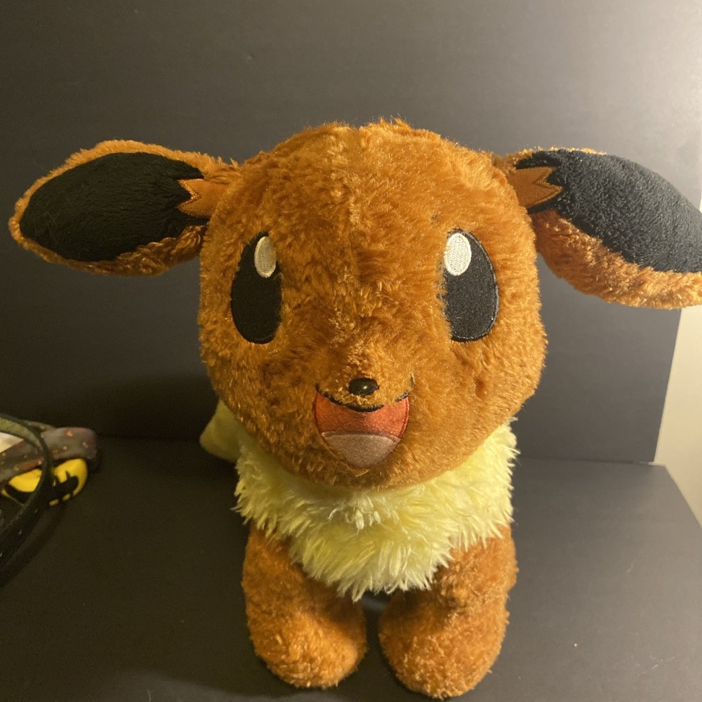BAB Build A Bear Pokemon Eevee Plush Stuffed Animal 16"